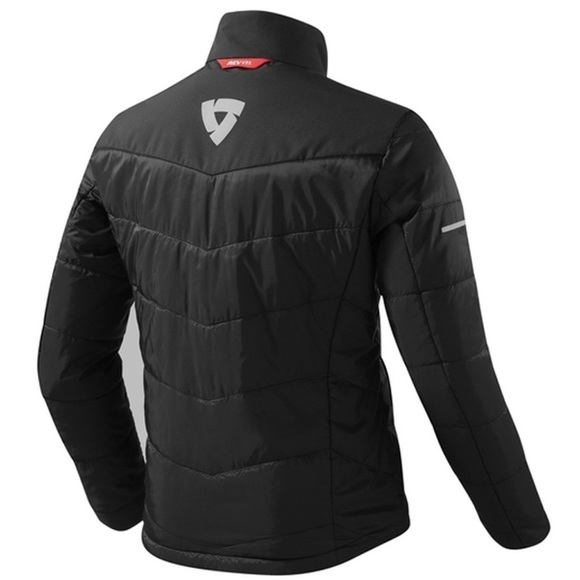 Rev'It! Men's Solar Insulated Ripstop Zip Up Jacket Black Red S‎ - Picture 5 of 12